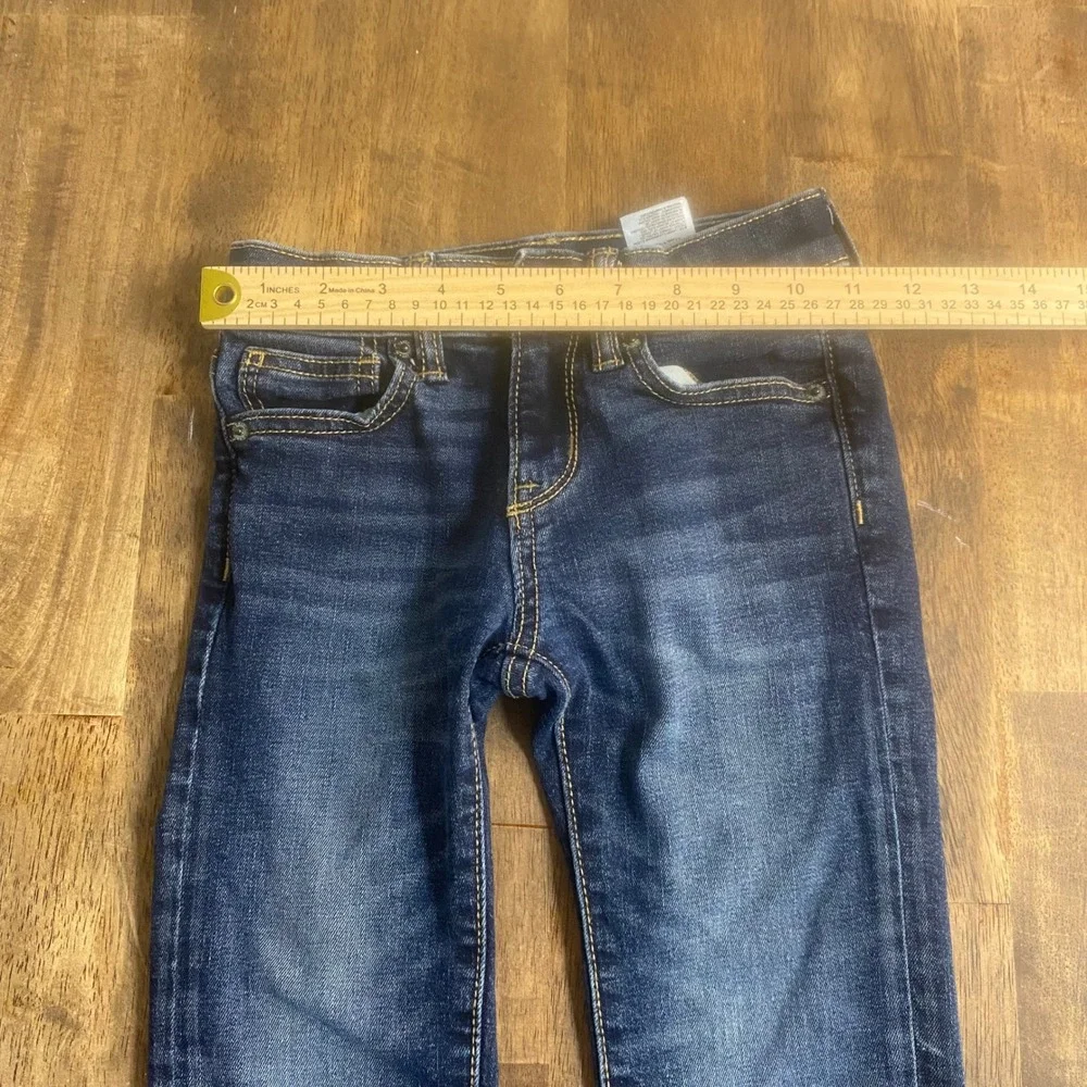 Old Navy Karate Slim Jeans Kids Dark Wash 360 Stretch‎ Built-In Tough SIZE 5